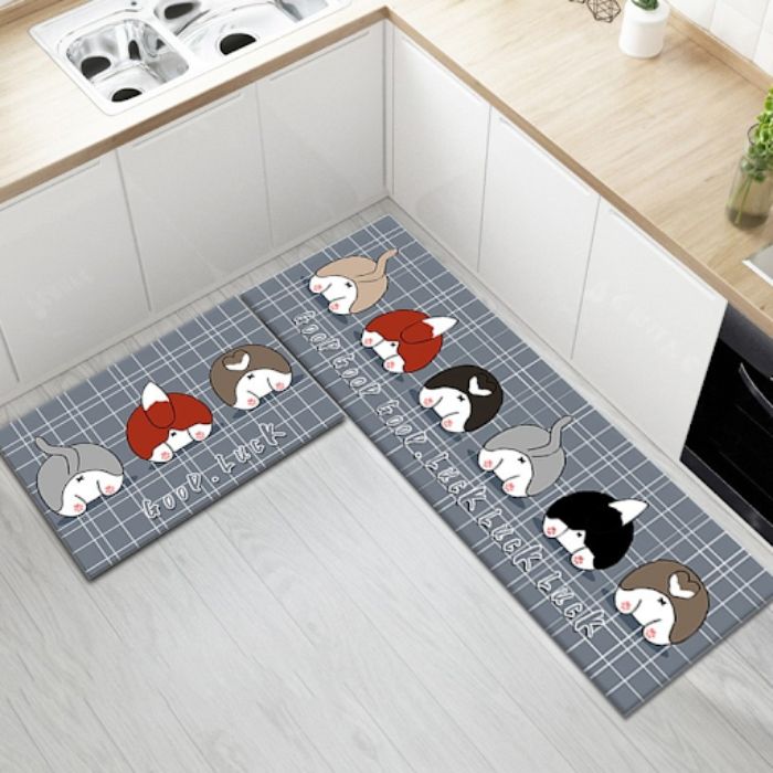 Bộ 2 thảm bếp mẫu mới siêu dễ thương