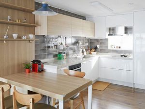 Mẫu nhà bếp kiểu hàn quốc đẹp lung linh 