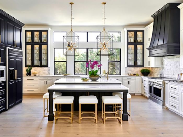 Mẫu phòng bếp sang chảnh, đẳng cấp cho biệt thự liền kề cao cấp