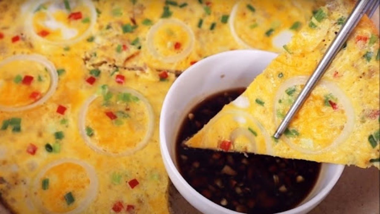 Trứng chiên thịt băm