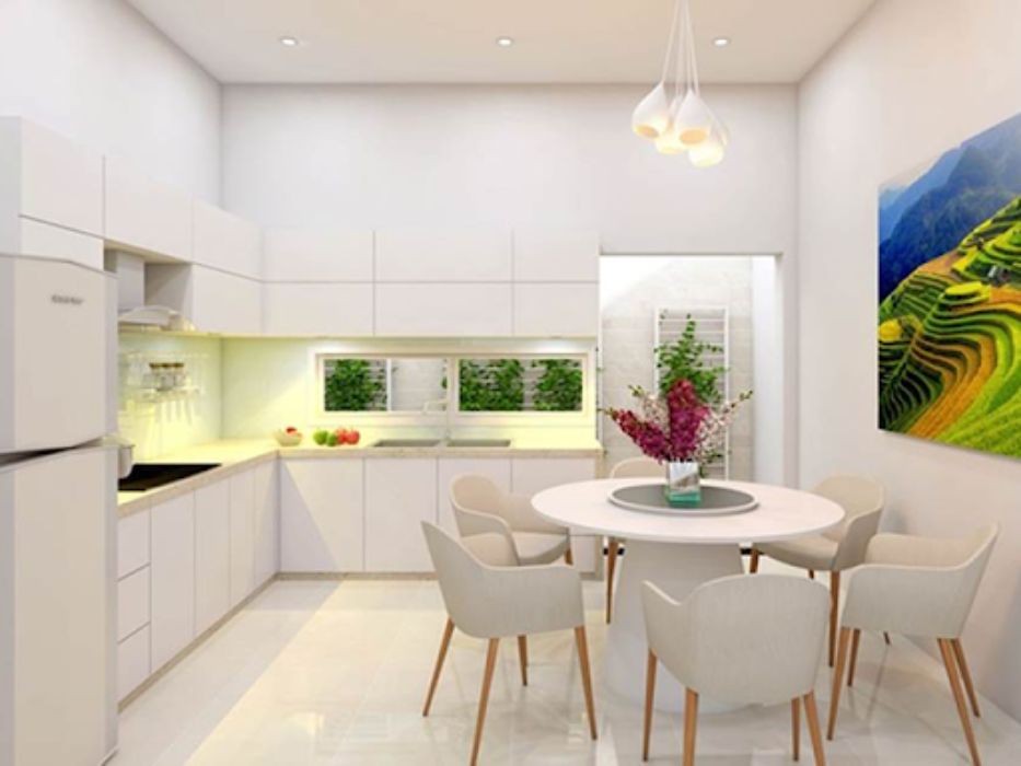Màu sắc và ánh sáng của phòng bếp