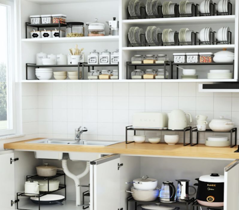 Những mẫu kệ để dụng cụ nhà bếp đa năng 