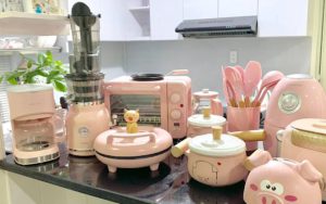 Top 5 dụng cụ nhà bếp màu hồng dễ thương 