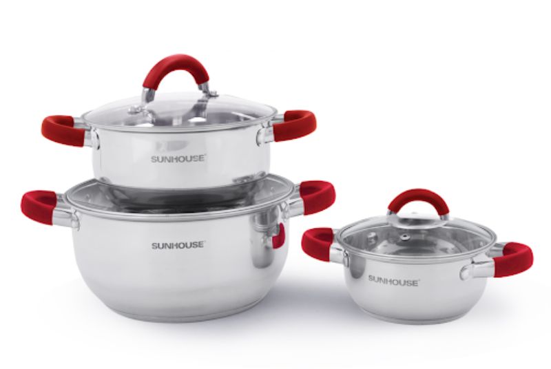 Nồi Inox 3 Đáy Bếp Từ Sunhouse