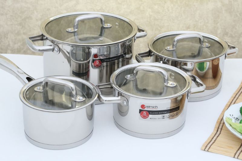 Điểm danh những bộ dụng cụ nồi bếp từ Elmich chất lượng