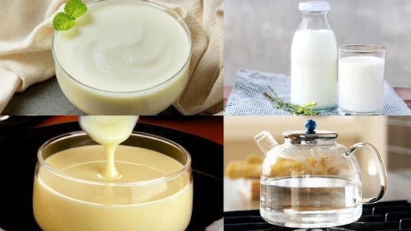 Chuẩn bị nguyên liệu làm yaourt - Sữa chua