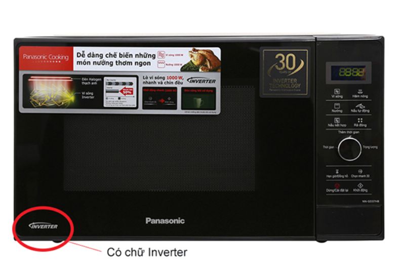Logo Inverter được in rõ ràng và dễ nhận biết